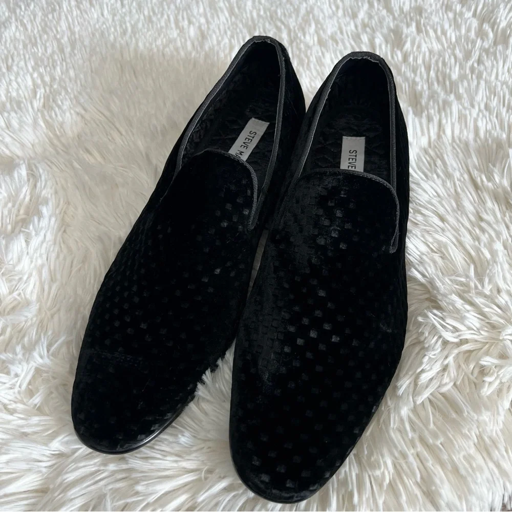 Steve Madden‎ lifted smoking loafers size 8